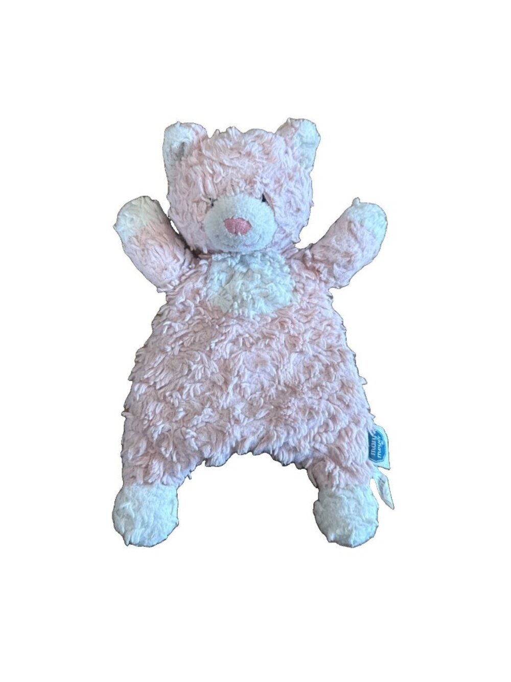 Mary Meyer Baby Pink White Cat Putty Kitty Lovey Soft Toy 11-Inches Beans
